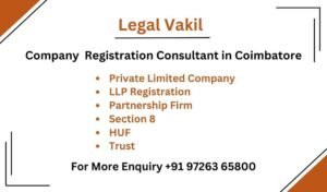 Company Registration Consultant In coimbatore