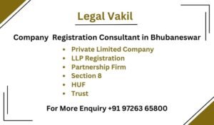 Company Registration Consultant in Bhubaneswar