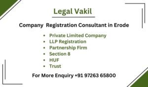 Company Registration Consultant in Erod