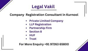 Company Registration Consultant in Kurnool