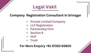 Company Registration Consultant in Srinagar