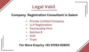 Company Registration Consultant in Salem