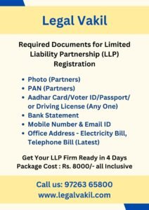 Documents Required for LLP Registration