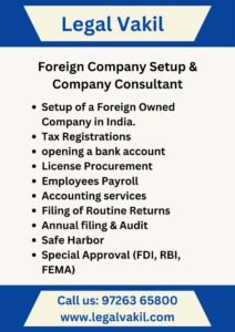Foreign Owned Company Registration in India