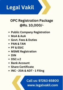 One Person Company Registration Consultant